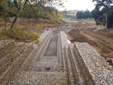 AMENAGEMENT OUED BE HADADI CHERRAGUA AABIONNAGE PLUD 10000 M3